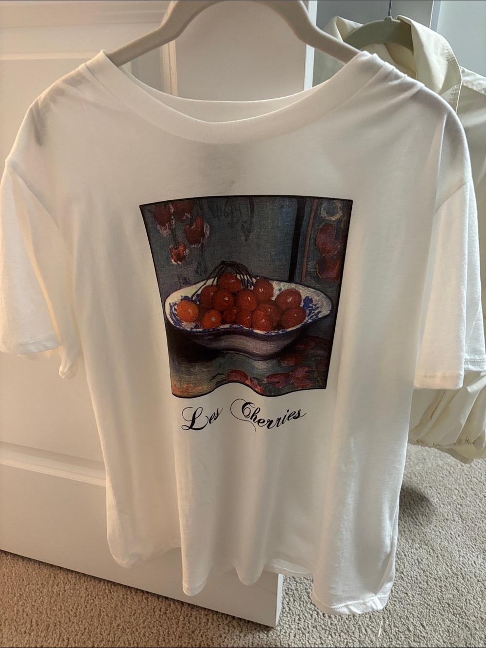 Reformation Liam les cherries tshirt size xs